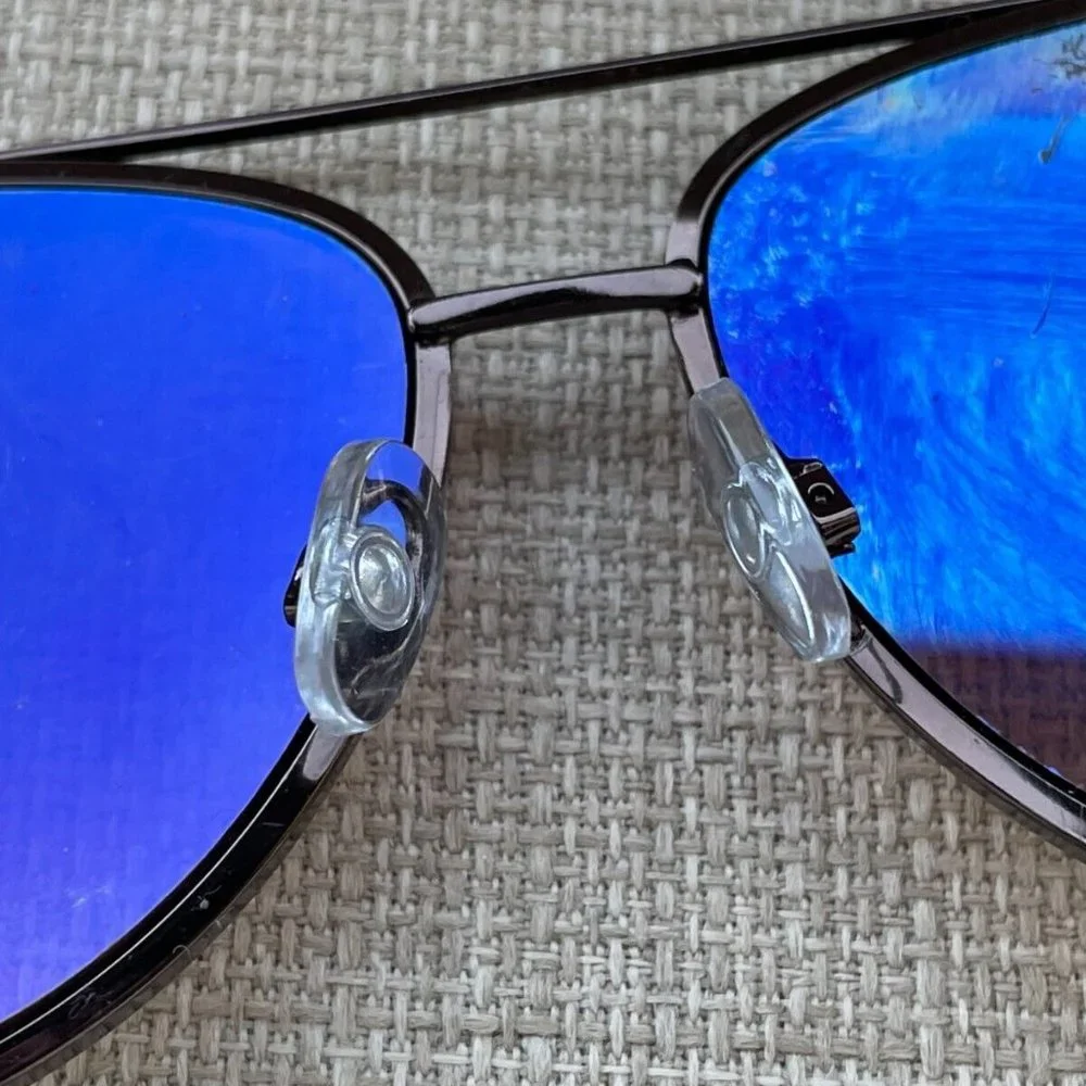 Foster Grant Men Sunglasses Polarized Eye Wear Dark Brown Metal Frame Read Desc